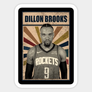 Houston Rockets Dillon Brooks Sticker